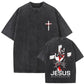 Christian Religious Jesus Forgive Them Father Vintage Washed T-shirt