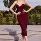 Bustier Ruched Cocktail Dress