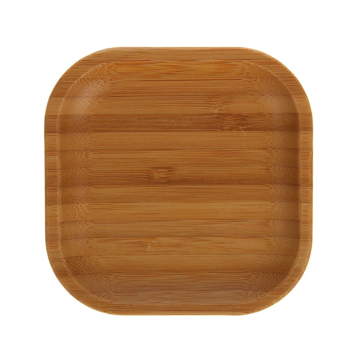 Set Of 12 Bamboo Square Plate 4" inchX 4" inch | For Appetizers