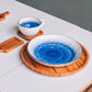 Set Of 12 Bamboo Square Plate 4" inchX 4" inch | For Appetizers