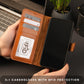 Buffalo Leather Samsung Galaxy S24 Plus Wallet with Detachable Case