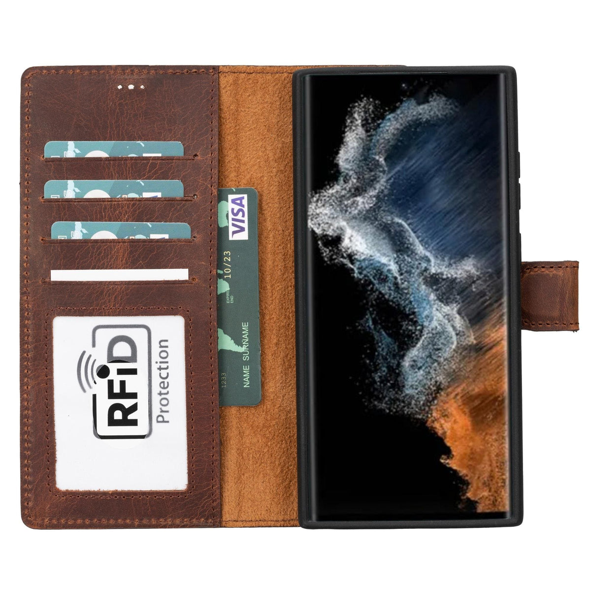 Buffalo Samsung Galaxy S21 Series Detachable Leather Wallet Case