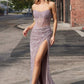 Strapless Corset Fully Beaded Fitted Gown