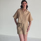 Boxy Shirt with Lace