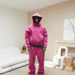 Men's Casual Solid Color Hooded Pullover Straight Pants