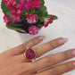 Torrey Ring with Ruby