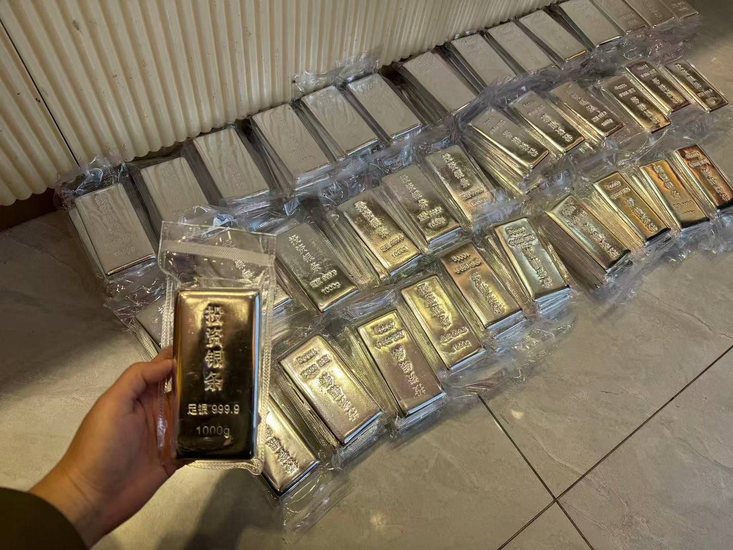 Invest In Spot Silver, Silver Bars, Silver Bricks, S999 Pure Silver Talisman