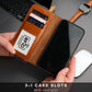 Casper iPhone 16 Plus Wallet Case Leather MagSafe
