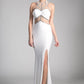 Beaded Stretch Knit Sheath Dress