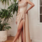 Hot Stone Draped Gown