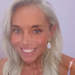 Small Collet Pearl Lariat Necklace