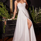 Glitter Flocked Bridal Ball Gown