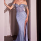 Fully Embellished Off The Shoulder Evening Gown