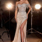 Fully Embellished Off The Shoulder Evening Gown