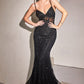 Fitted Beaded Mermiad Gown