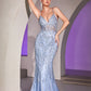 Fitted Beaded Mermiad Gown