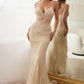 Fitted Beaded Mermiad Gown