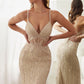 Fitted Beaded Mermiad Gown
