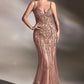 Fitted Beaded Mermiad Gown
