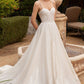 Glitter Bodice Wedding Ball Gown