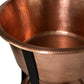 24" Round Bucket Hammered Copper Cooler