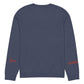Heart - Knitted crew neck sweater NAVY