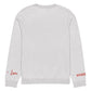 Heart - Knitted crew neck sweater BLEACH