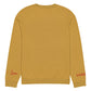 Heart - Knitted crew neck sweater MUSTARD