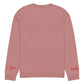 Heart Knitted crew neck sweater CORAL