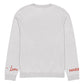 Heart - Knitted crew neck sweater BLEACH