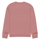 Heart Knitted crew neck sweater CORAL