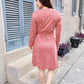 Cranberry Organic Wrap Dress