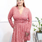 Cranberry Organic Wrap Dress