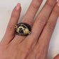 Torrey Ring in Black with Black Mojave