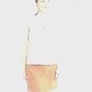 Boat Neck Top in Checkered Linen