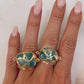 Torrey Ring with Teal Mojave Copper