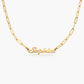 Full Silver Vintage Name Necklace - silver name necklace