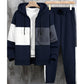 Mens Autumn Winter 3D Elephant-Print Long-Sleeve Hoodie Set