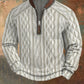 3D-printed, Form-fitting Comfortable Long-sleeve Hoodie With A Half-zip Front