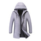 Mens Cotton-Padded Hooded Casual Jacket