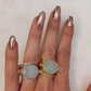 Torrey Ring with Blue Chalcedony