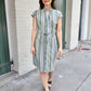 Earth Toned Organic Cotton Button Dress
