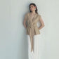 Power Moves Short Sleeve Top in Neutral Beige