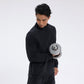 Mens Outdoor Windproof Sport Jacket With Stand Collar And Stretchy Fabric For Casual Wear
