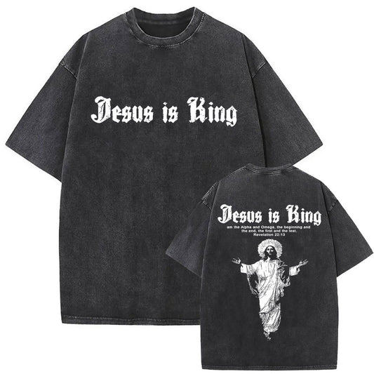 Christian Religious Jesus Forgive Them Father Vintage Washed T-shirt