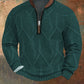 3D-printed, Form-fitting Comfortable Long-sleeve Hoodie With A Half-zip Front