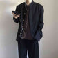 Mens Suit Jacket In Preppy Style