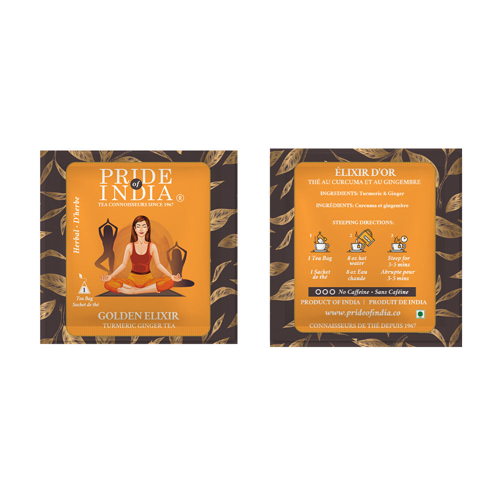 Golden Elixir - Turmeric Ginger Tea Bags