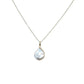 Teardrop Pearl Pendant Necklace in Gold