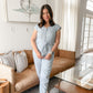 Evening Chai Jumpsuit in Blue Denim